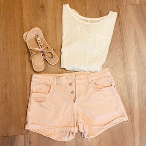 Boyfriend Fit Jean Shorts